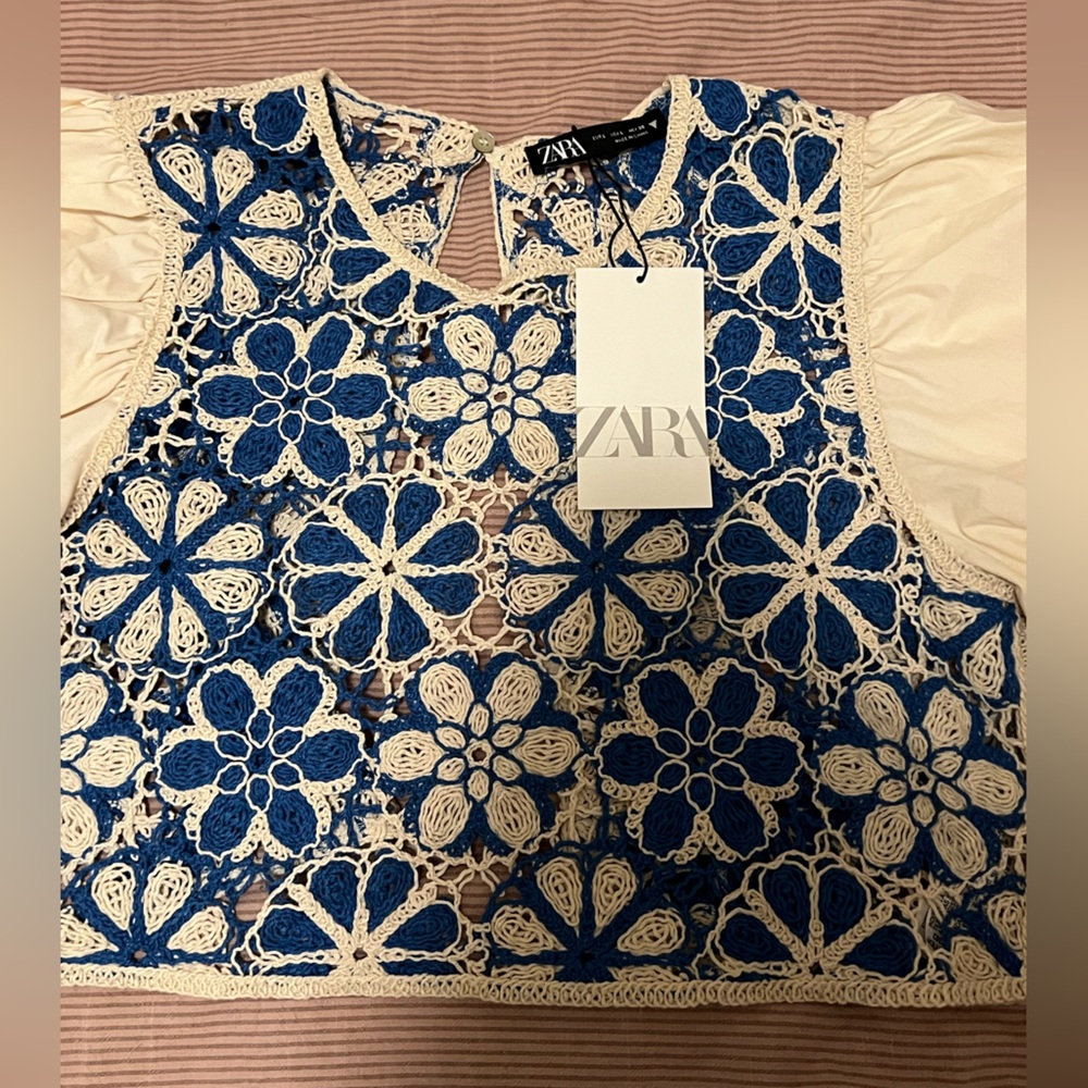 Zara | Floral Lace Top